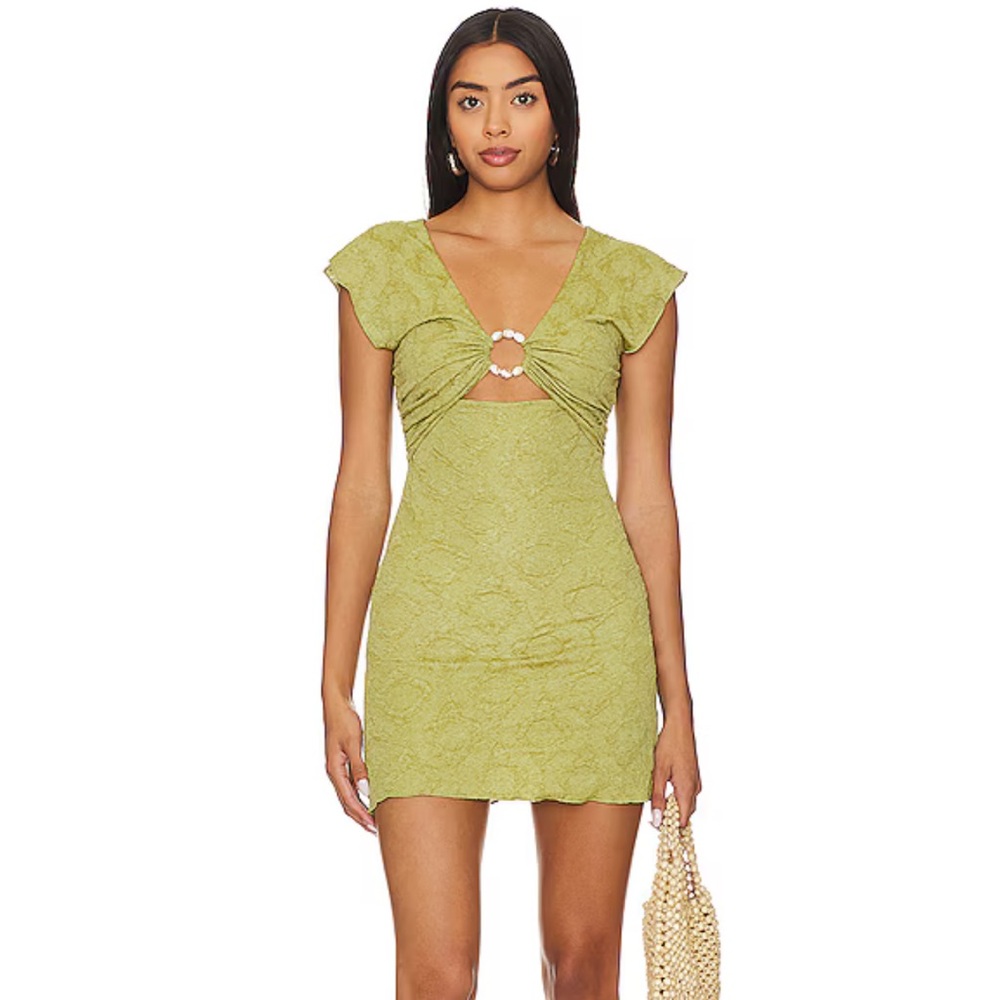 House of Harlow 1960 Green Mini Dress